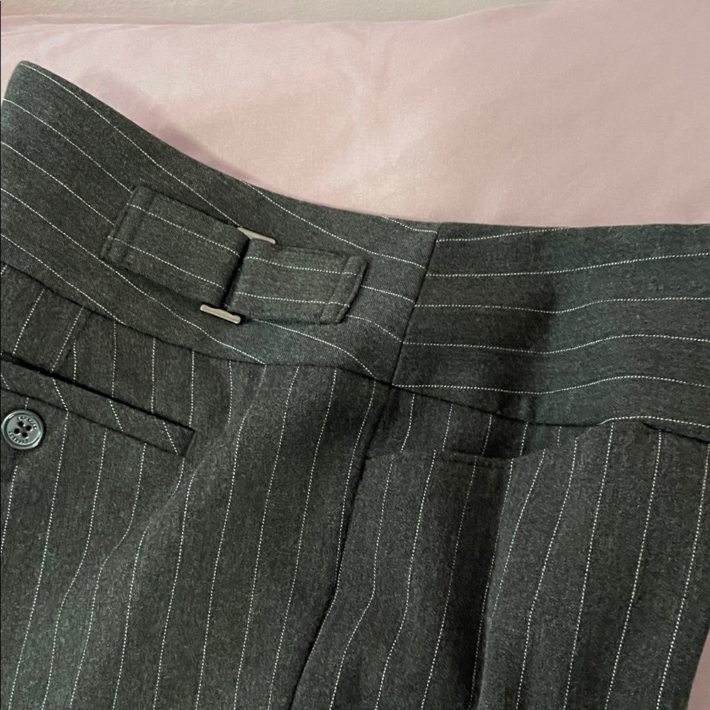 Express Gray Pinstripe Pants
